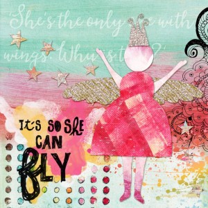 So she can fly