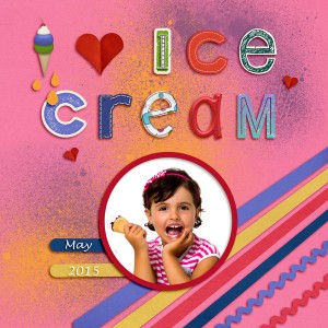 I love ice cream
