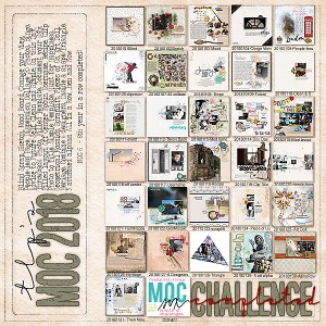 MOC 6 2018 Collage of 31 days of challenges