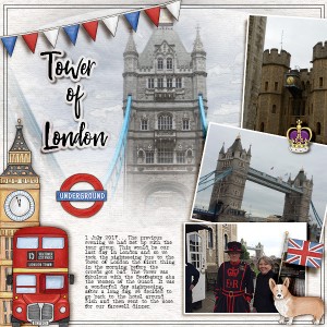 Tower of London (feb scraplif challenge)