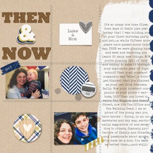 MOC6 Day 31 Then And Now_Luke & Mom