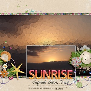 Sunrise - January 22: Geometrical Mosaics (Technique)
