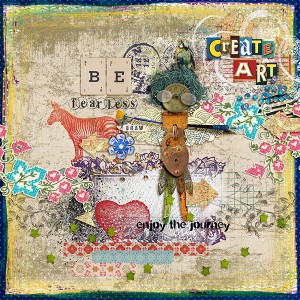 Create Art Be Fearless Enjoy The Journey - January 25th : Art Doll (Style Challenge)