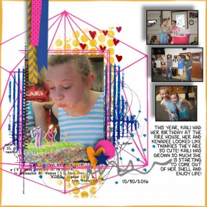 February 2018 Template Challenge- Kaili's Birthday