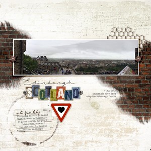 Edinburgh Scotland Panoramic
