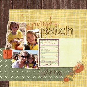 Pumpkin Patch with Selah