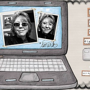 I love digi scrapping