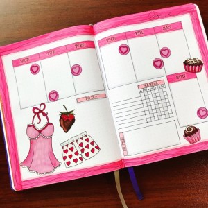 Bujo: Valentine’s Week