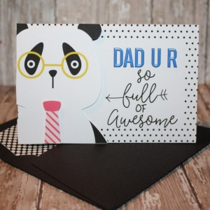 Superfly Fathers Day Card with matching envi