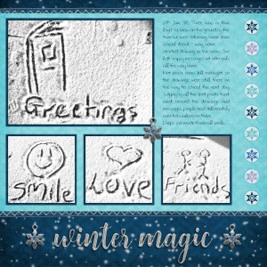 Snow Drawing
