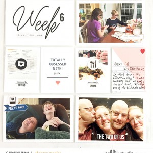 Sahlin Studio Creative Team Theresa Moxley | 2018 Project Life Week 6 Right