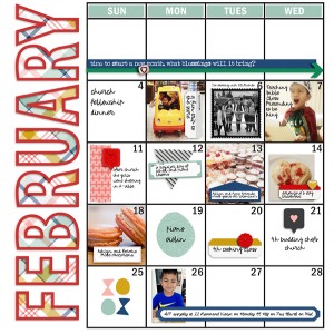 February Planner Review Page {left}