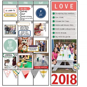 February Planner Review Page {right}