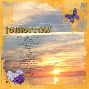 Tomorrow - March Muse Wk 2