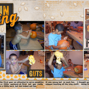 Carving Pumpkins (dbl pg)