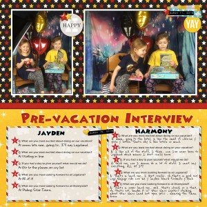 Pre-vacation Interview