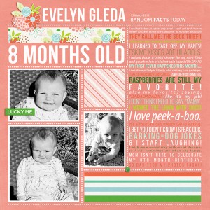 Evelyn Eight Months