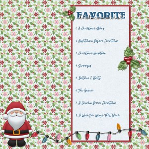 Christmas Movie List