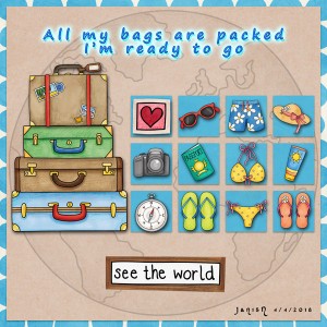All My Bags are Packed - April Challenge