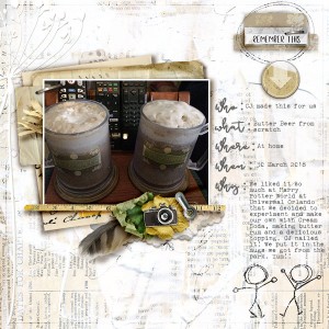 Butter Beer for 2 (April Journaling chall)
