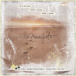 Journaling Challenge-April-The 5 W's-Beach Memories