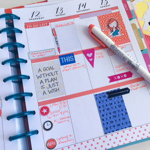 Custom Planner Stickers | Goal Theme