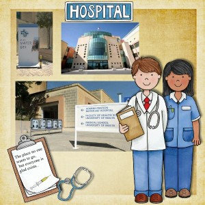 Kate Hadfield, Hospital
