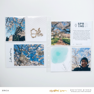 Cherry Blossoms layout