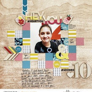 Sahlin Studio Creative Team Theresa Moxley | Hybrid Layout ft. April Monthly Template