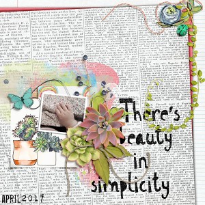 There's beauty in simplicity