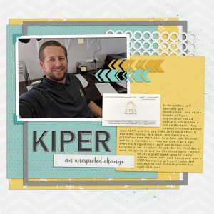 New job - April Inspiration challenge