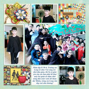 At school