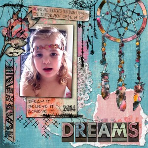 Dawn Inskip's APRIL 2018 Challenge - "Dreams"