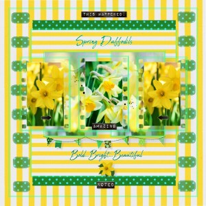 Amber LaBau-April Template Challenge-Daffodil Yellow