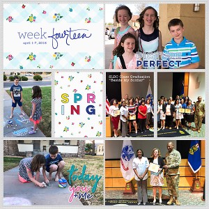 Project Life 2018 Week 14 (left)
