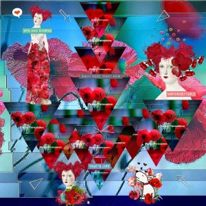 Inspiration Challenge-May-Glitch Effect Trend-Poppy Love