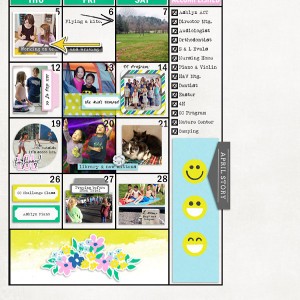 April Planner Review Page {right}