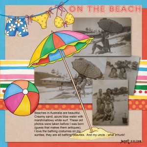 On the Beach - May Challenge