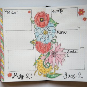 Bujo: May Flowers