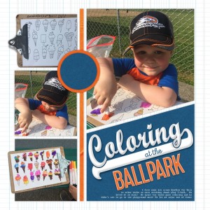 Coloring at the Ballpark
