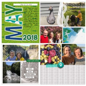 Mom's Visit May 2018 (left page)