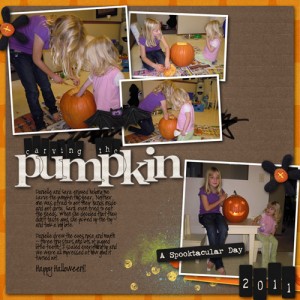 Carving the Pumpkin 2011