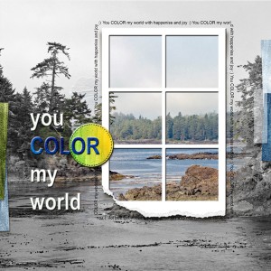 You COLOR my world