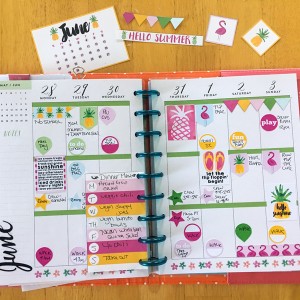 June planner 2018