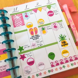 June planner 2018 (detail)