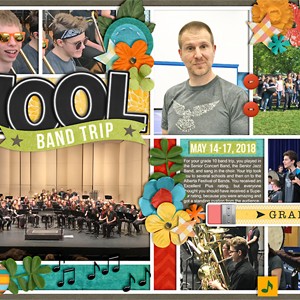 School Band Trip (double page)