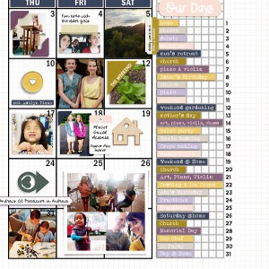 May Planner Page {right}