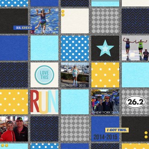 Mom's Running Book ((inside cover))