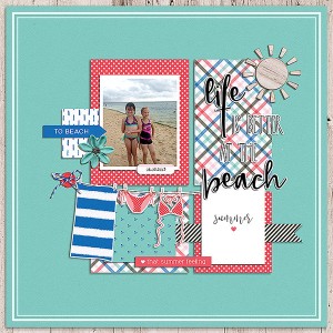 at the beach