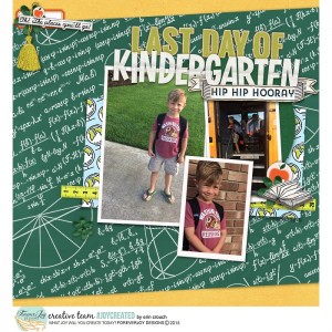 Last Day of Kindergarten